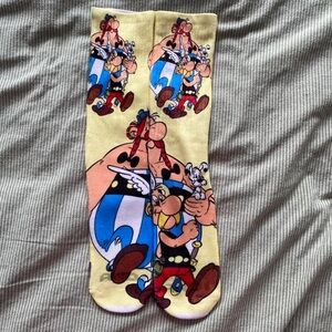 Asterix & Obelix Yellow Socks